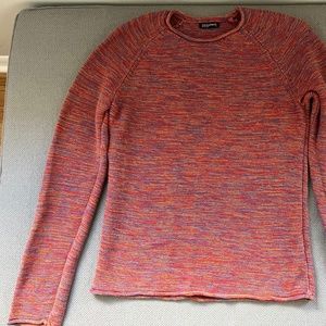 American Apparel XS Fisherman Sweater Orange Size 100% Cotton